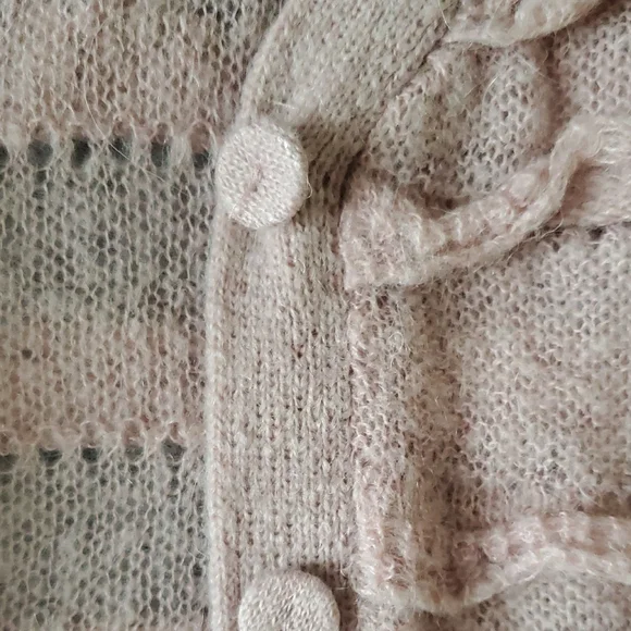 🌺 Pink Ruffled Women's Sweater - Picture 5 of 7